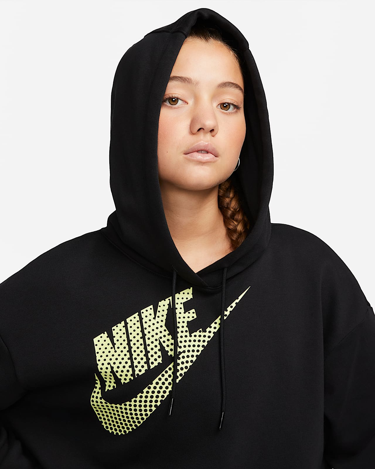 Nike Sportswear Women's Cropped Fleece Dance Hoodie. Nike NL