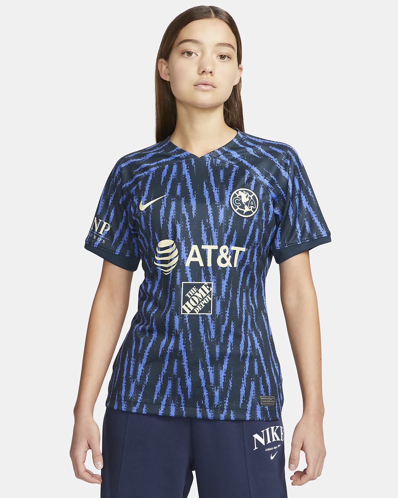 Jersey de fútbol Nike Dri-FIT para mujer Club América visitante 2022/23 Stadium