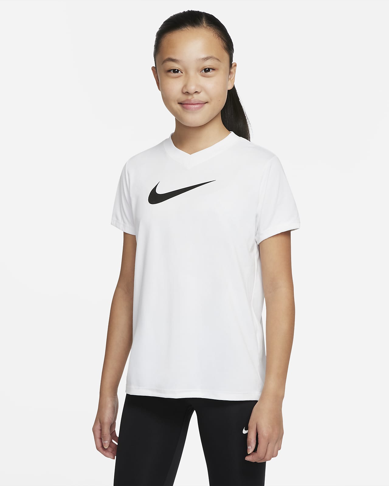 Nike Dri-FIT Older Kids' Swoosh Training T-Shirt. Nike ID