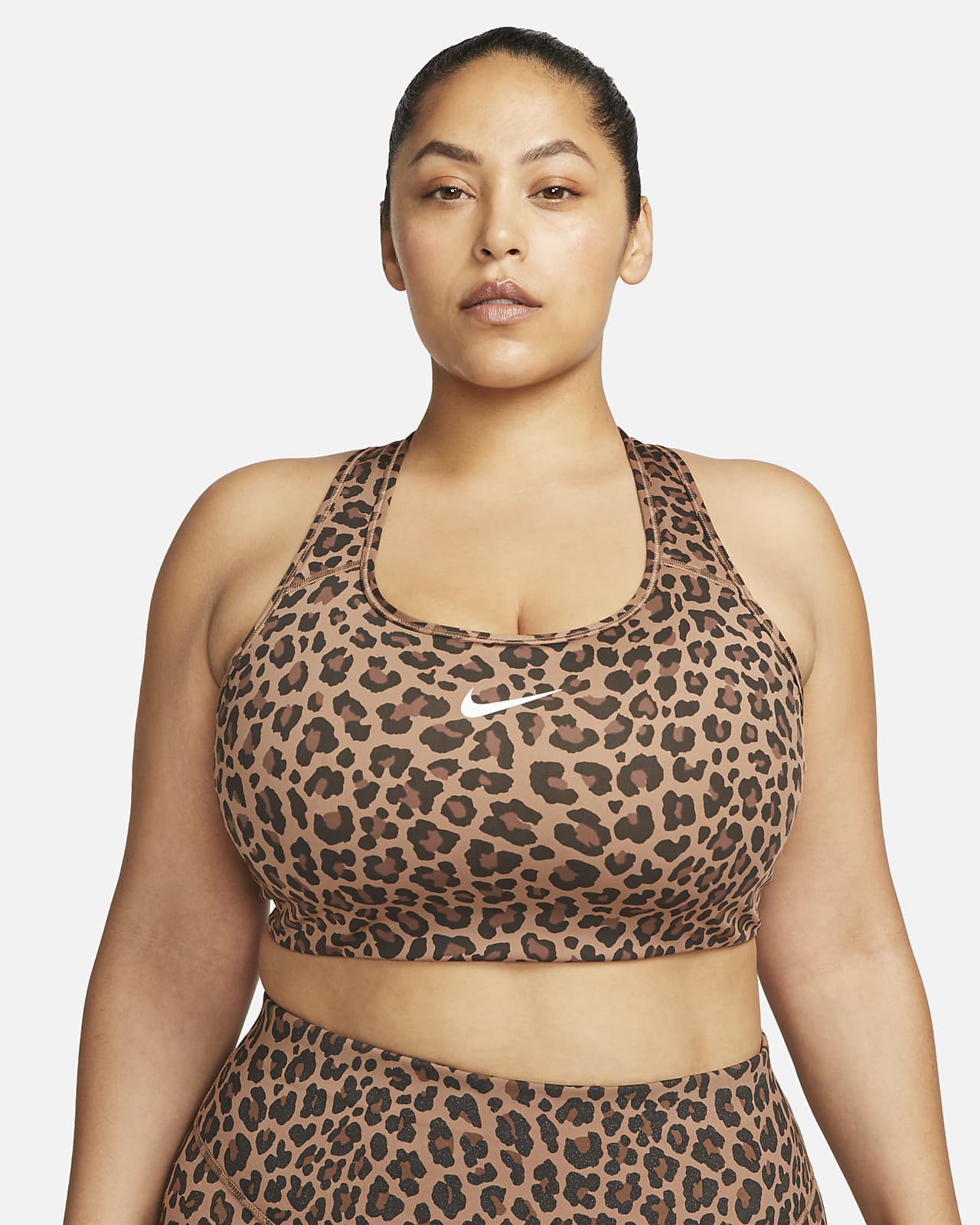 Nike Women's Medium-Support Non-Padded Printed Bra (Plus Size). Nike.com