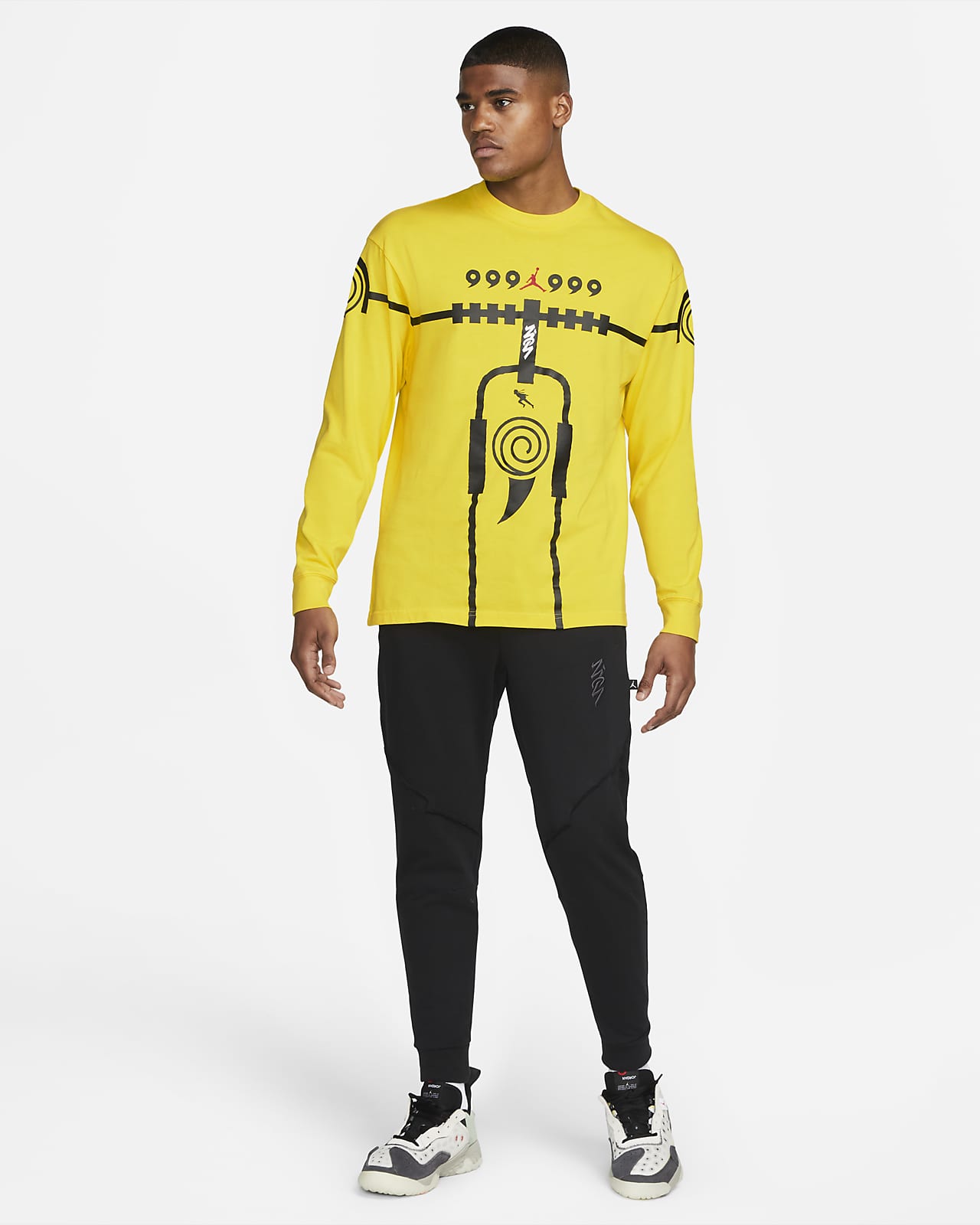 Jordan x Zion Men's Long-Sleeve T-Shirt. Nike ID