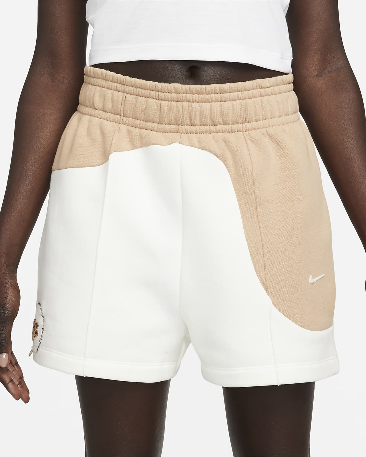 Shorts de tejido Fleece para mujer Nike Sportswear Color Clash. Nike.com