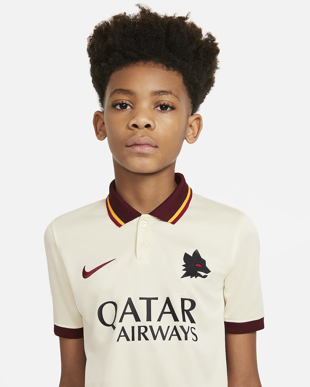 As Roma 2020 21 Stadium Away Older Kids Football Shirt Nike Cz [ 1600 x 1280 Pixel ]