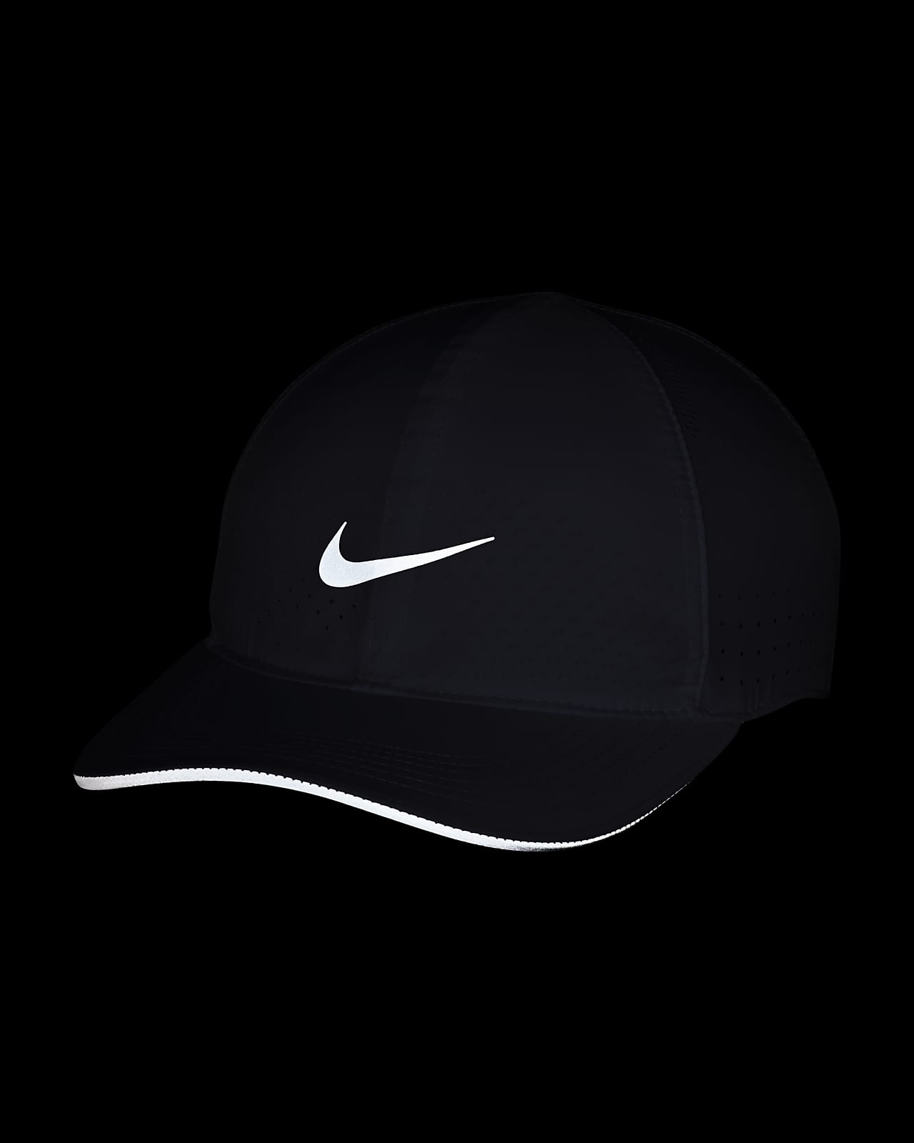 techo Folleto pálido Nike Dri-FIT AeroBill Featherlight Perforated Running Cap. Nike LU