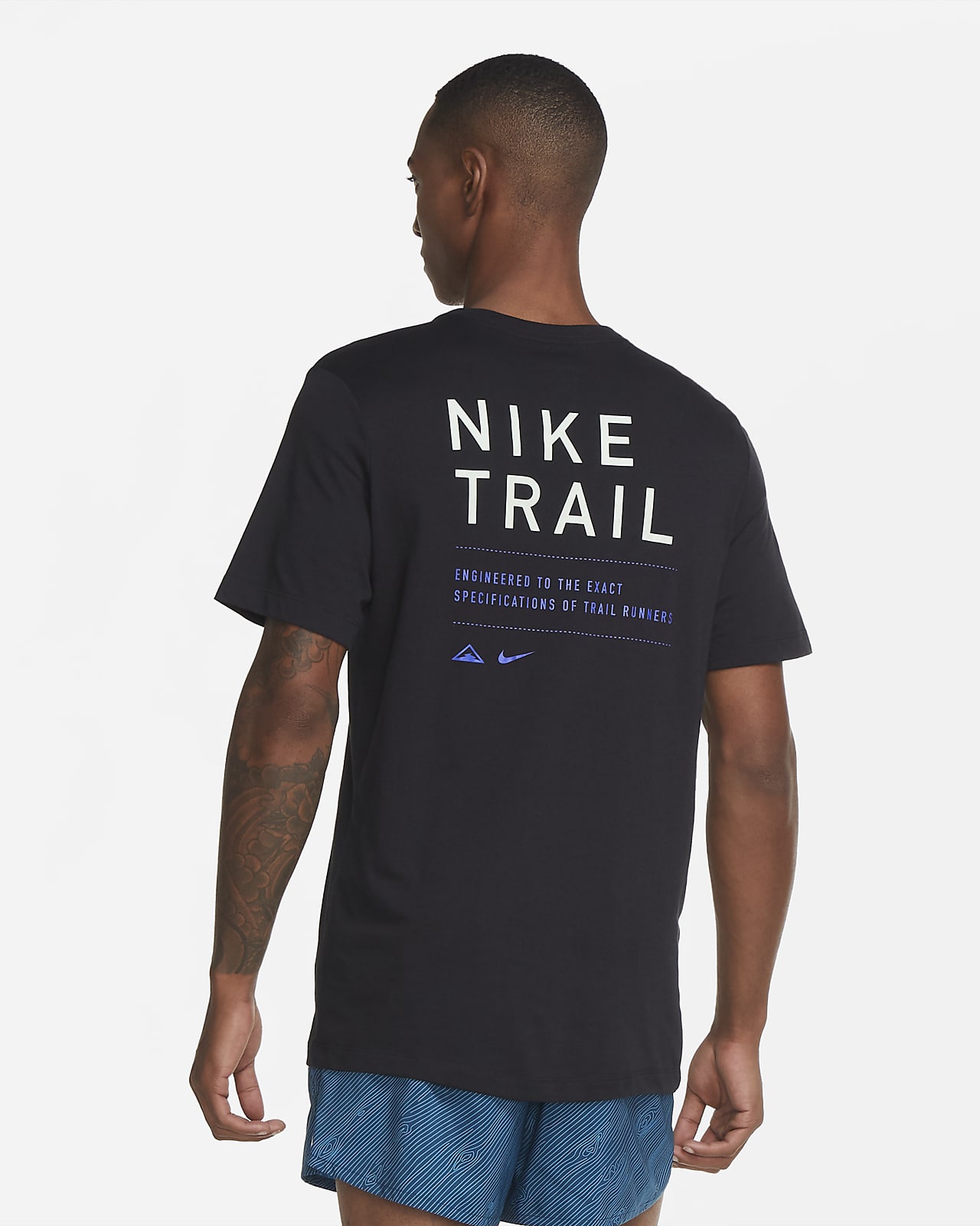 camiseta running hombre nike