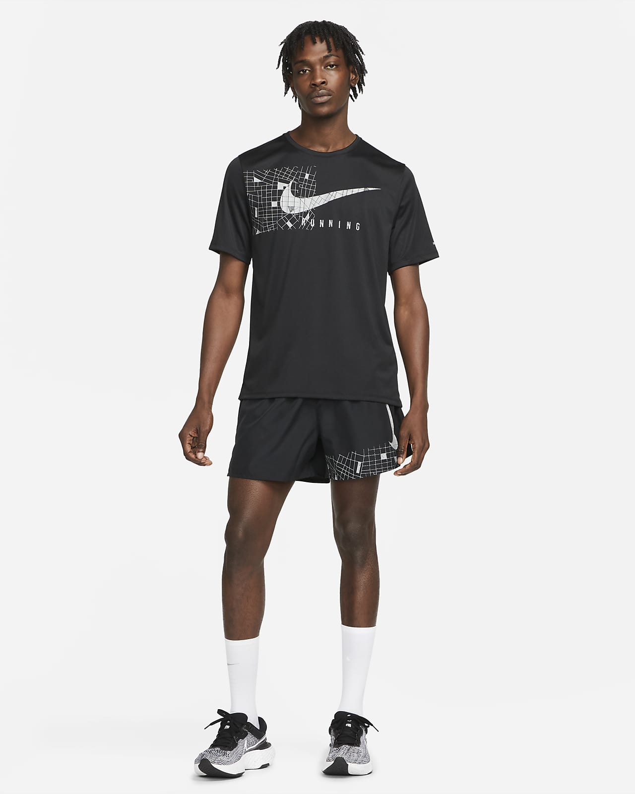 Nike Dri-FIT UV Miler Run Division Men's Short-Sleeve Graphic