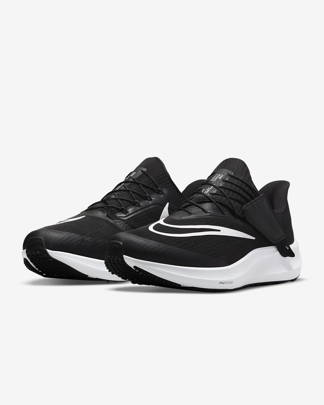 Nike Pegasus FlyEase Men's Easy On/Off Road Running Shoes (Extra Wide). Nike