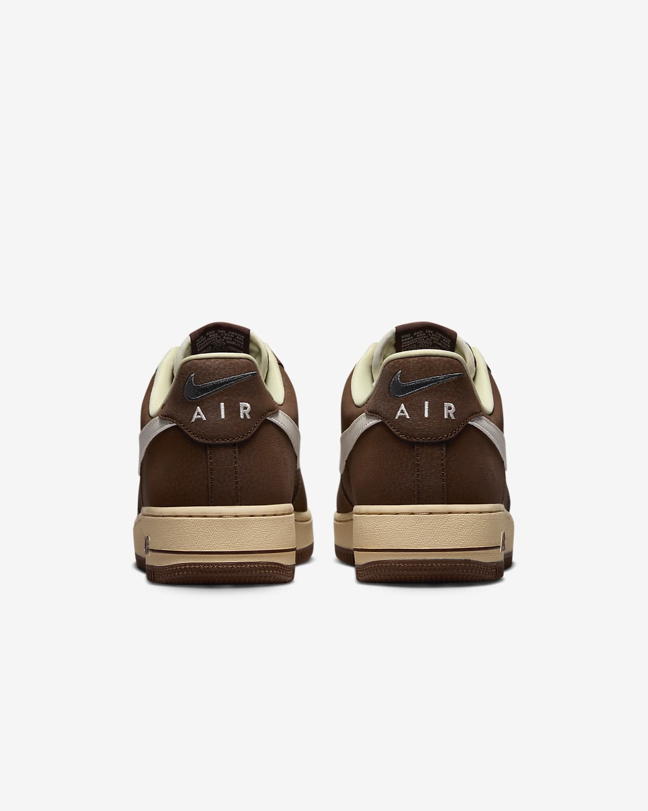 Nike brown store suede air force