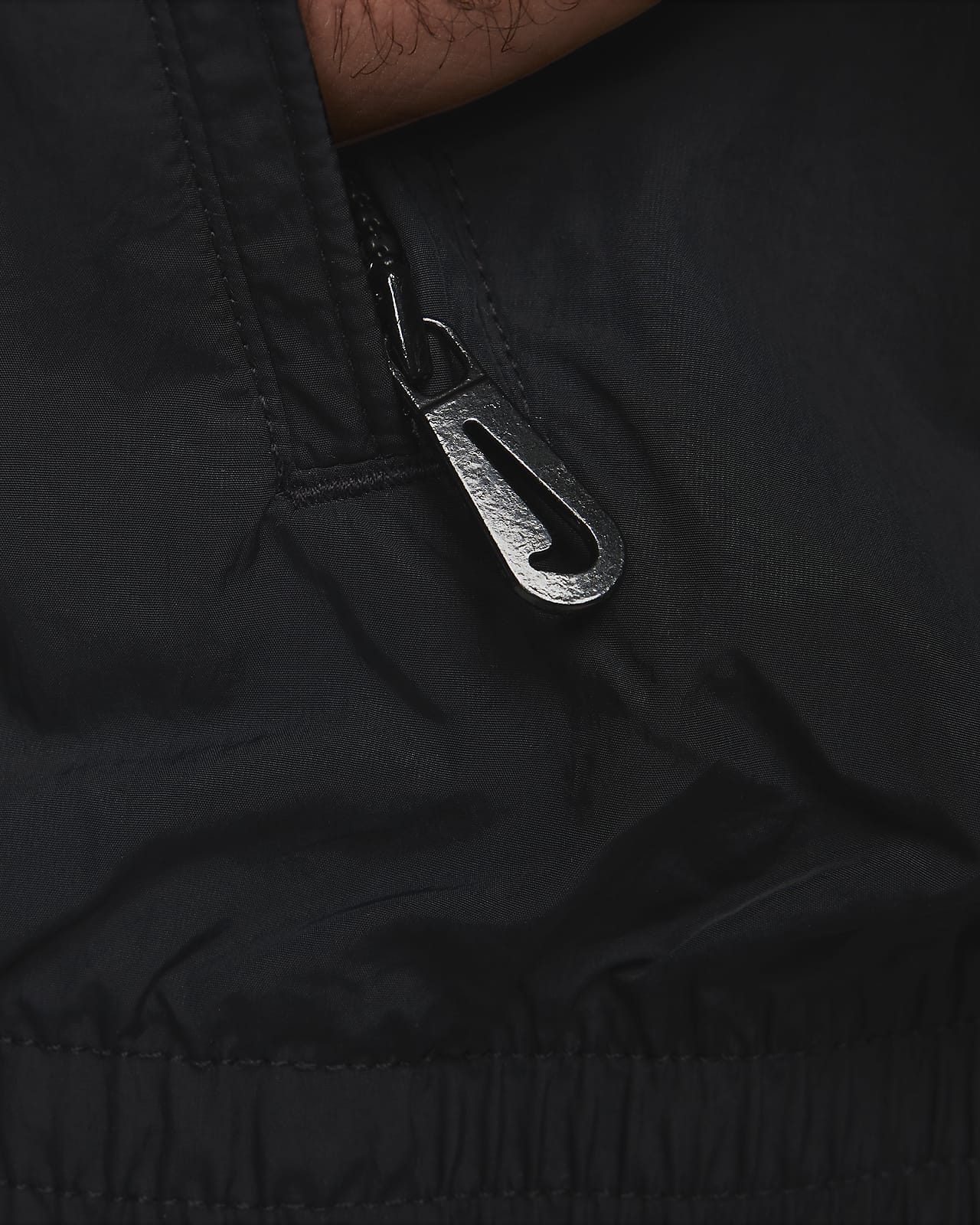 Nike Men’s Athletic Jacket Full Zip Polyester RN 56323 CA 05553 Size XL -  Black 