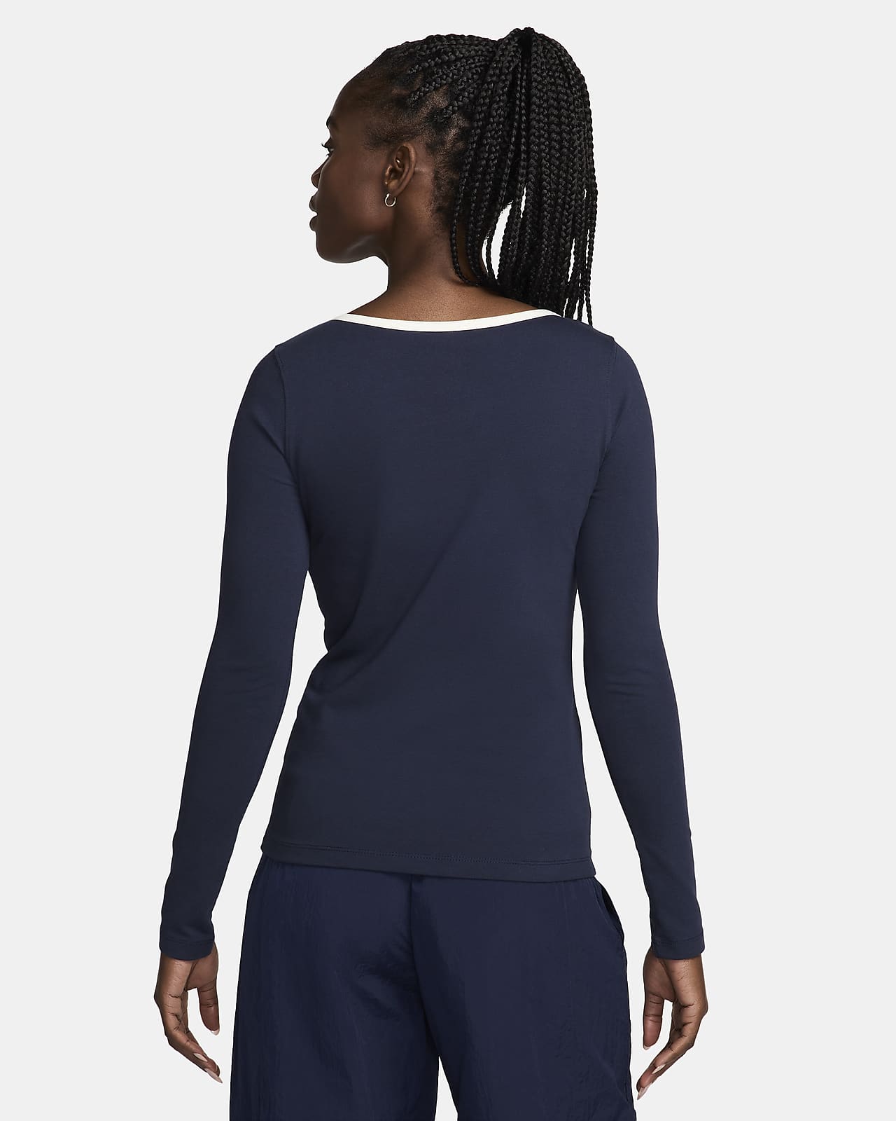 Nike sportswear long sleeve on sale top