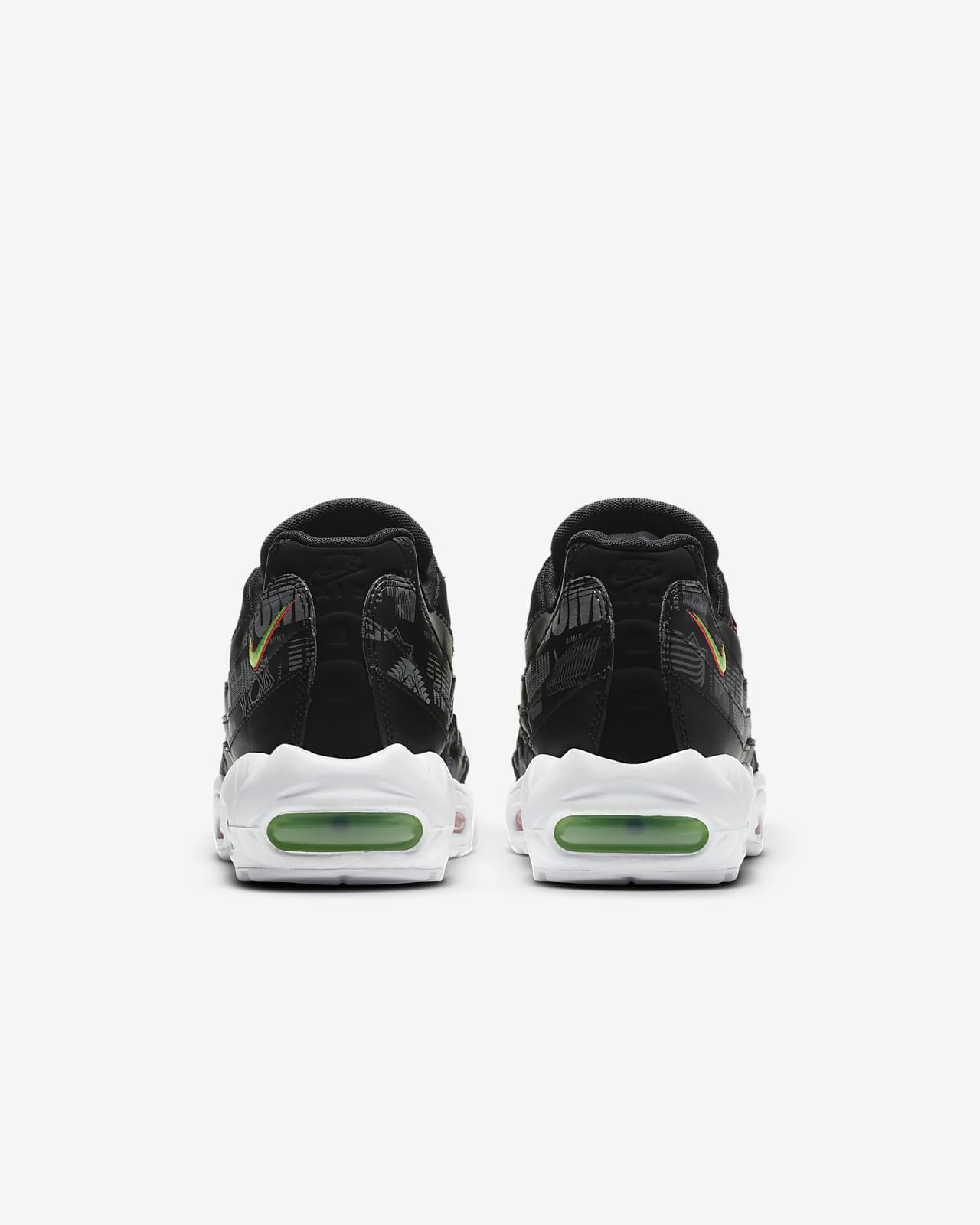 green and white air max 95