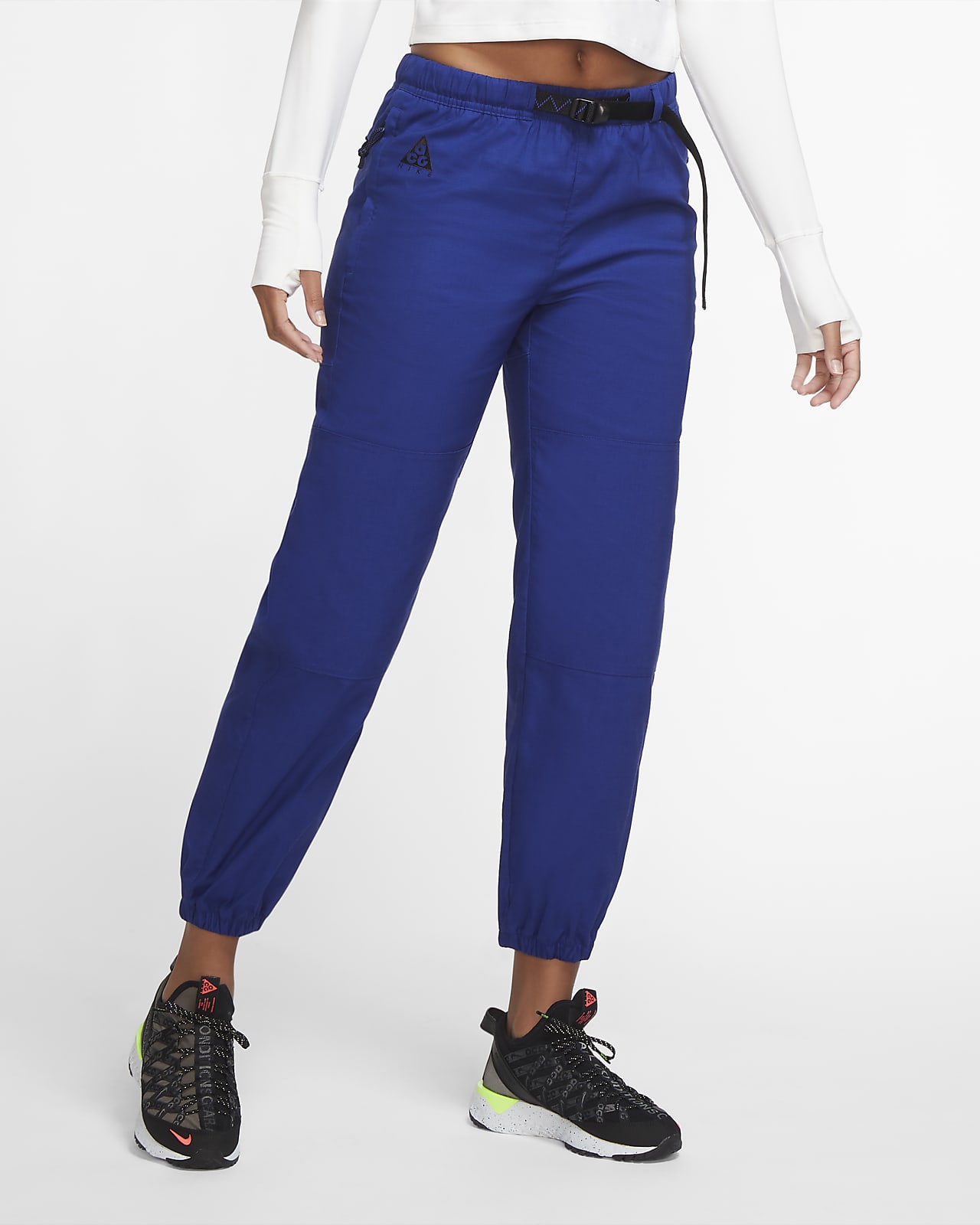 pantaloni nike donna blu