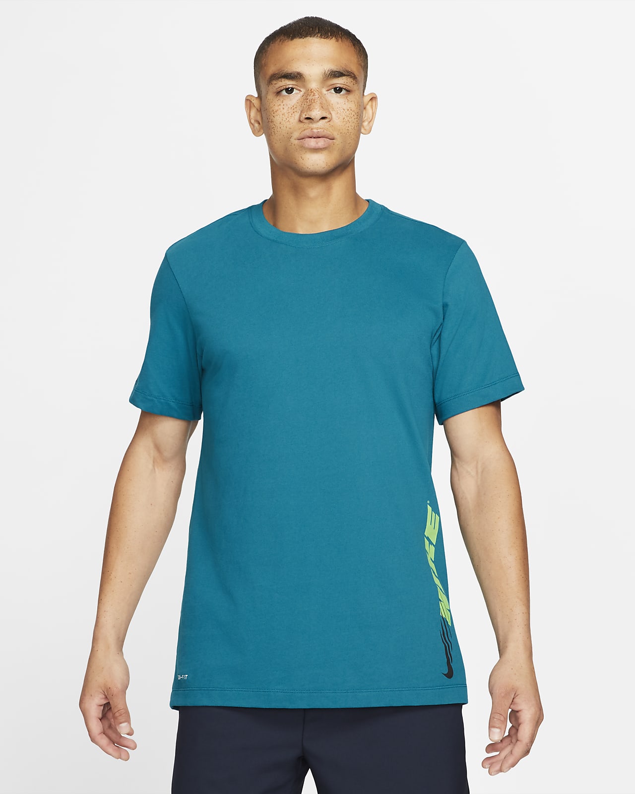 nike dri fit t shirt green