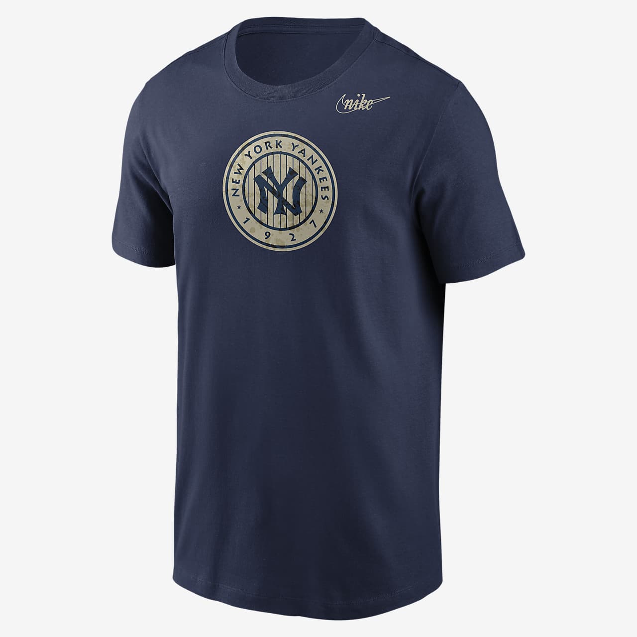 Nike Cooperstown Distressed Tri-Blend (MLB New York Yankees) Men's T-Shirt