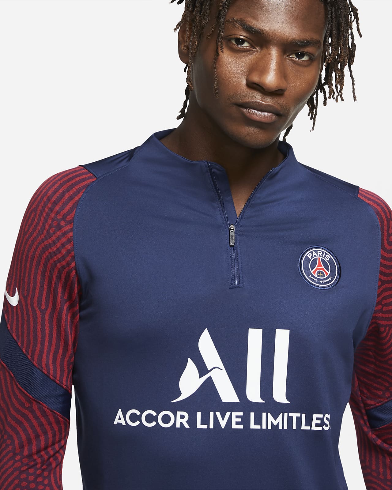 psg nike drill top