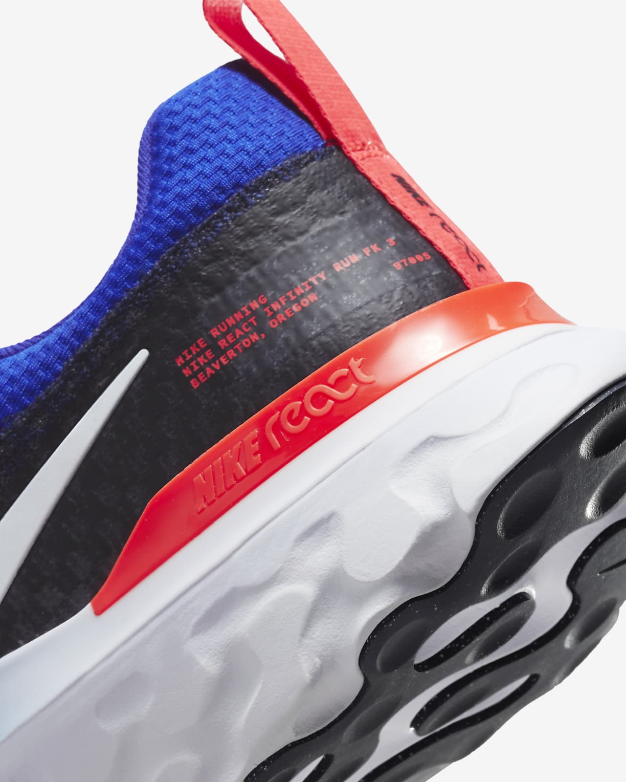 Nike React Infinity Flyknit 3 Men's Road Running Shoes. Nike ID