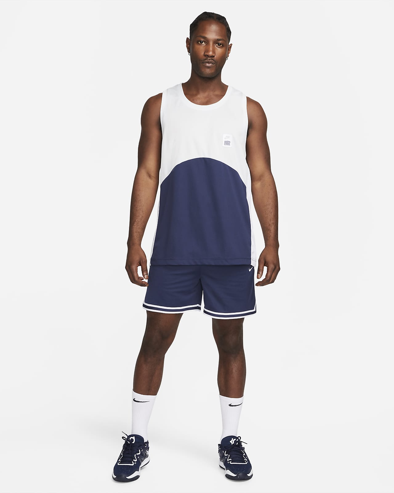 Nike Throwback Loose Fit Retro Basketball Shorts Men Size Medium Blue/Green