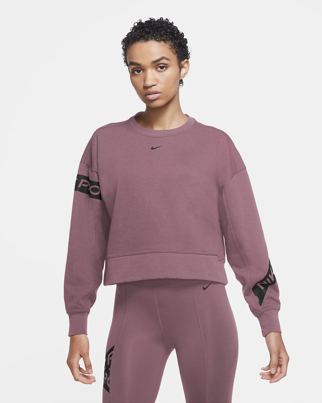 Nike Pro Dri Fit Get Fit Women S Training Crew Nike Be