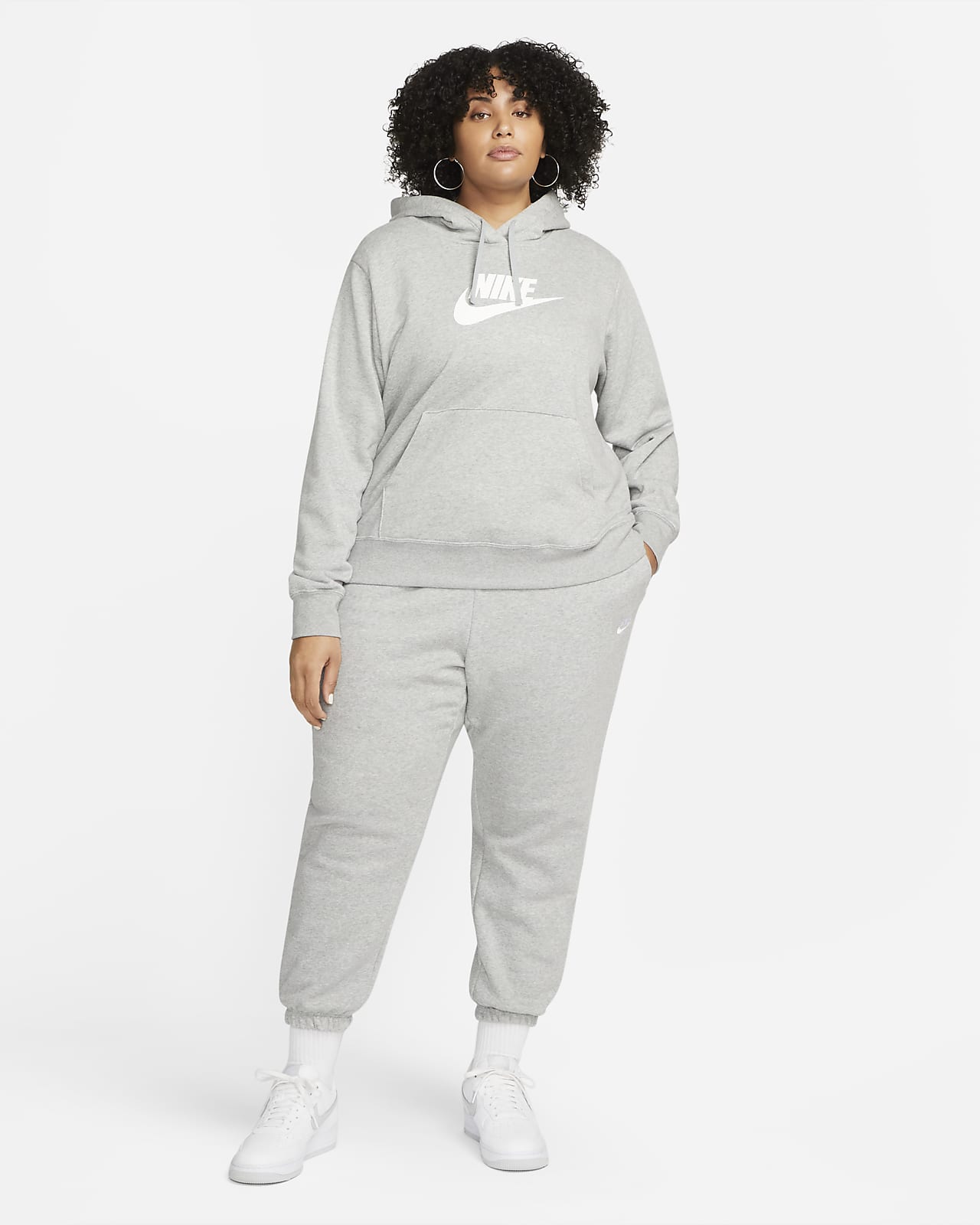 Nike Sportswear Club Fleece Women's Pullover Hoodie (Plus Size)