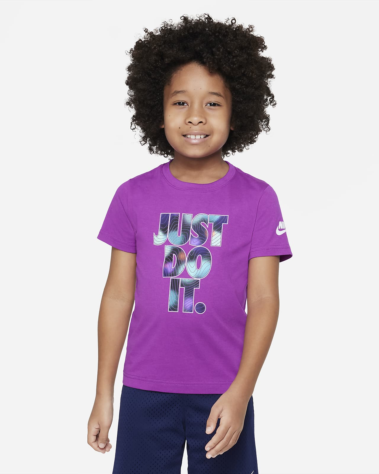 Nike "Just It" Illuminate Tee Little T-Shirt. Nike.com