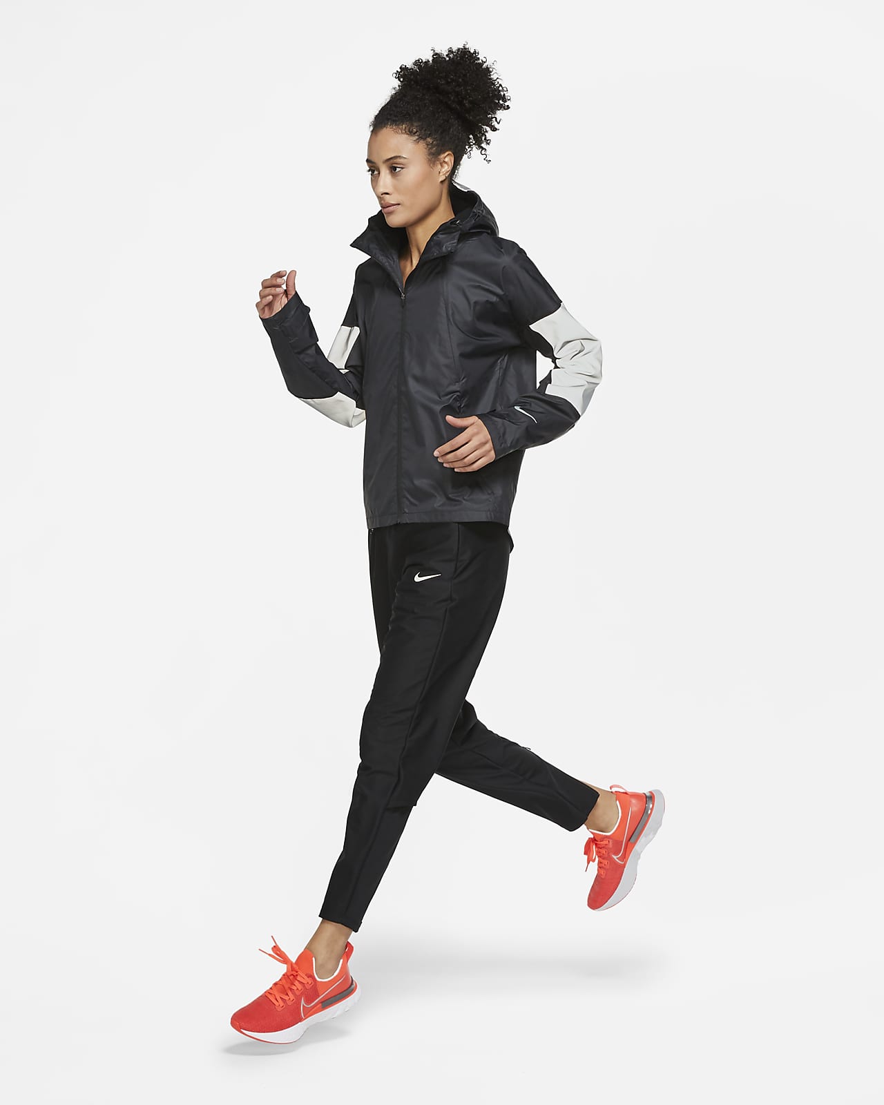 nike women's reflective running jacket