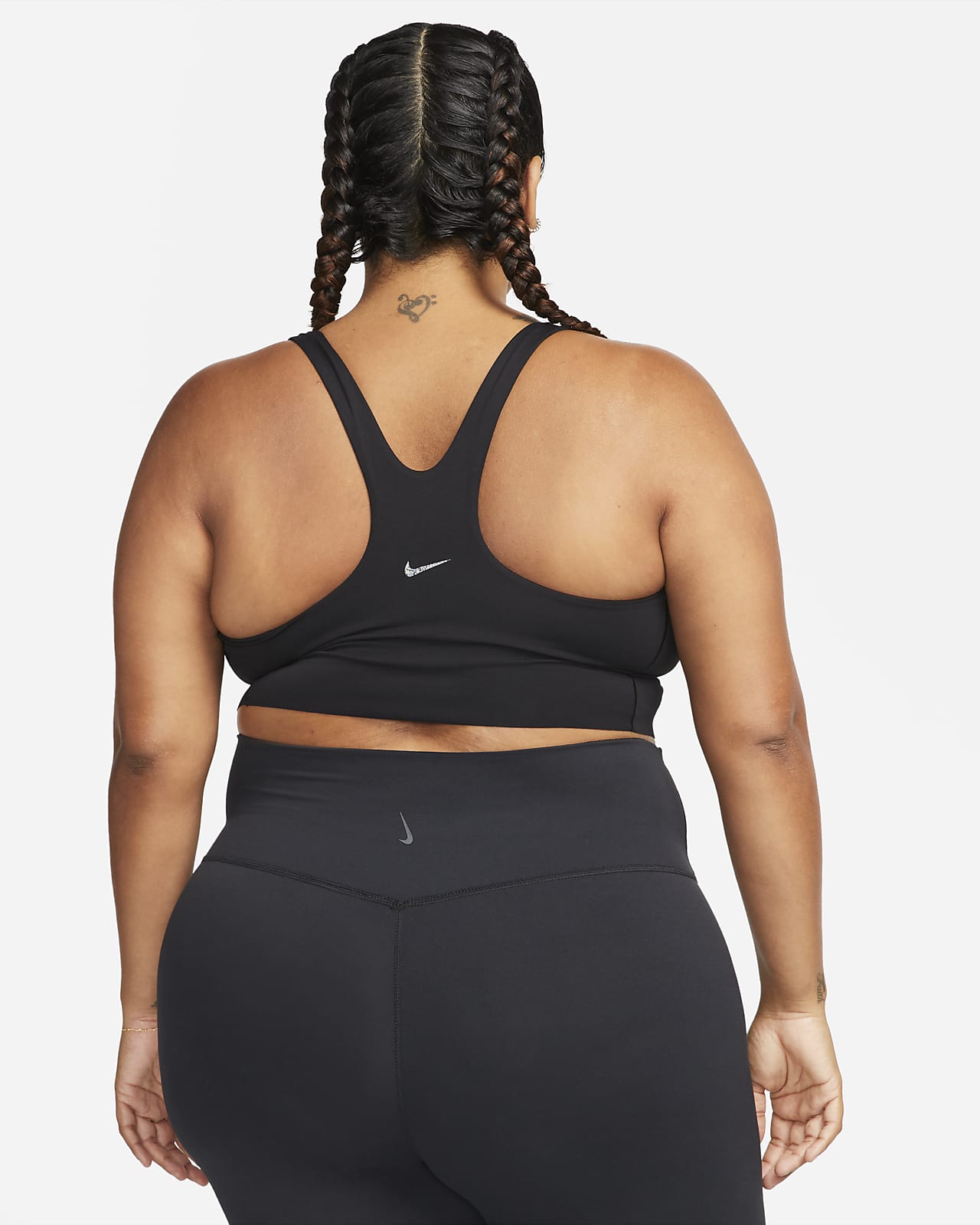 Nike Yoga Dri-FIT Luxe Women's Shelf-Bra Cropped Tank (Plus Size).