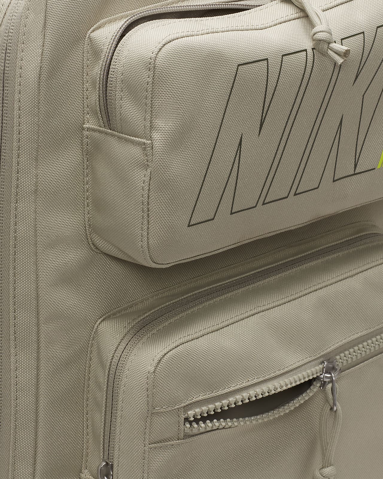 Nike Utility Speed Graphic Training Backpack (27L) in Beige/Light Orewood Brown | Canvas