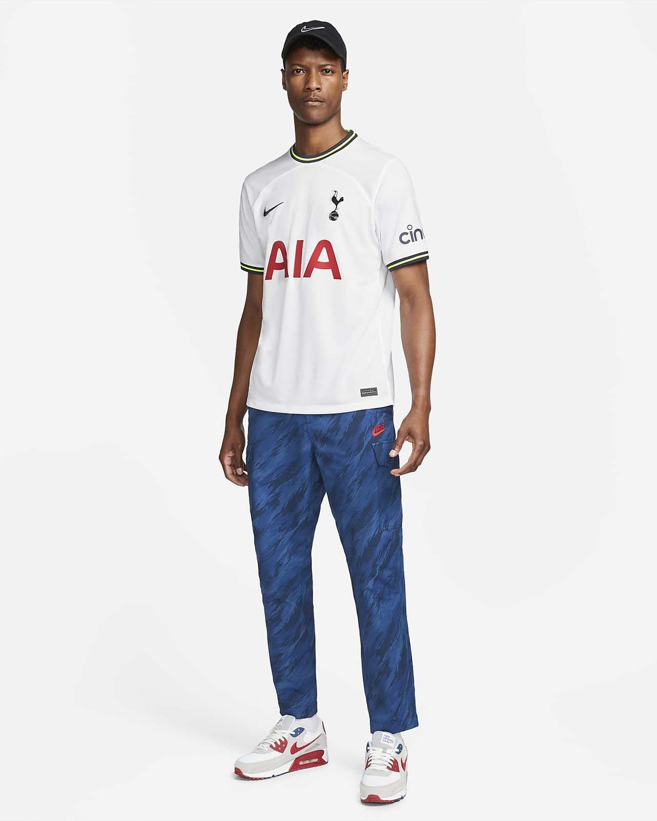 Nike Tottenham Home Authentic Jersey 22 White/Blue / S