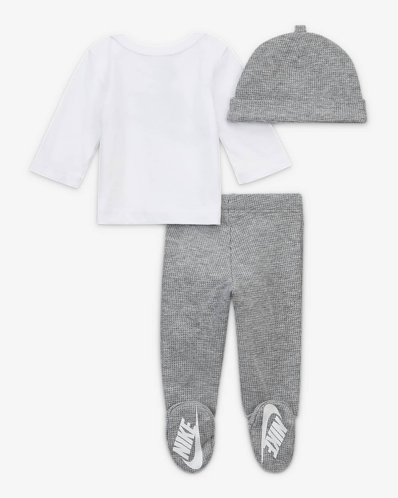 genetisch Vlucht Ophef Nike Baby (Preemie) T-Shirt, Footed Pants and Hat Set. Nike.com