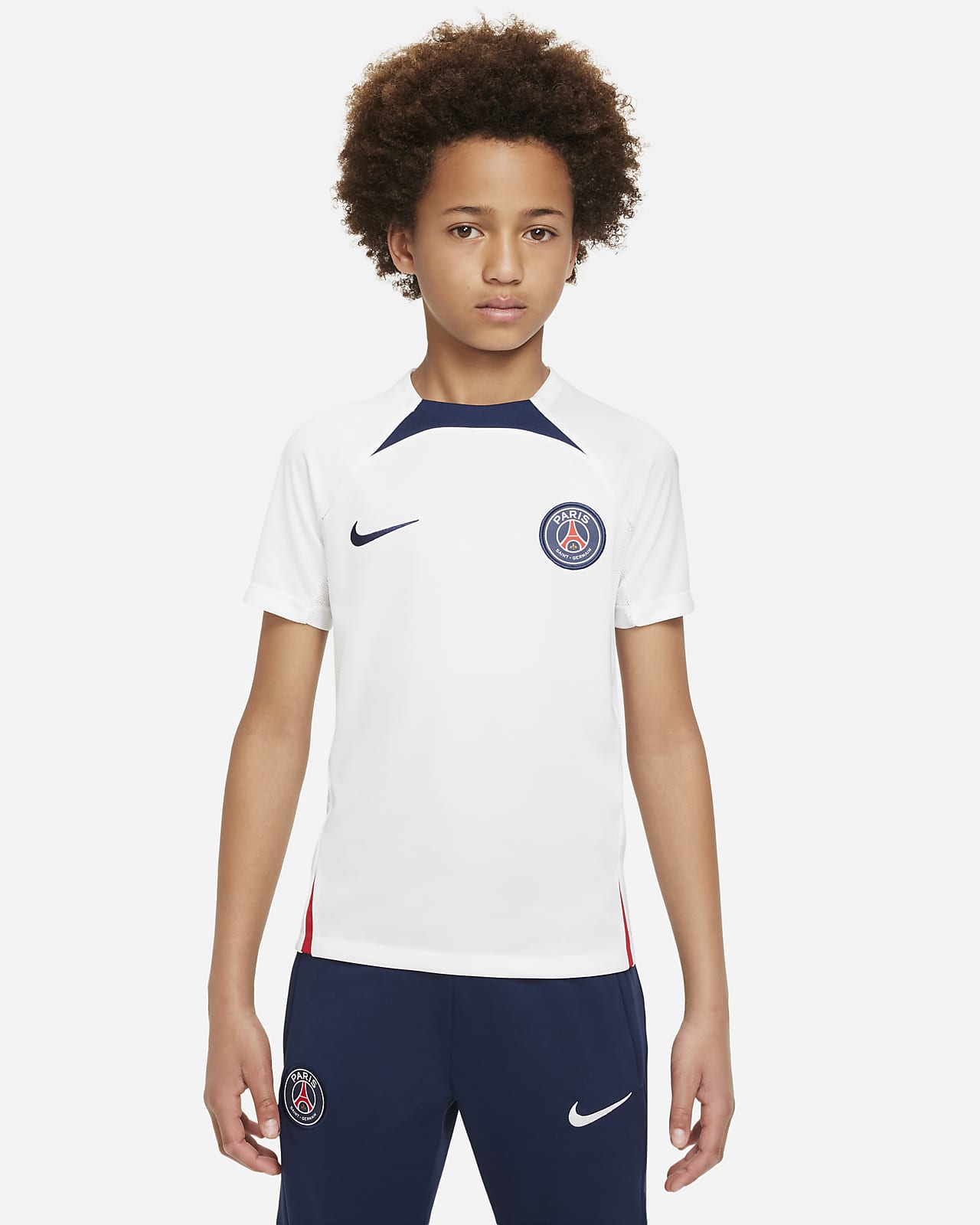 Redondear a la baja Definición Acostumbrarse a París Saint-Germain Strike Camiseta de fútbol de manga corta Nike Dri-FIT -  Niño/a. Nike ES