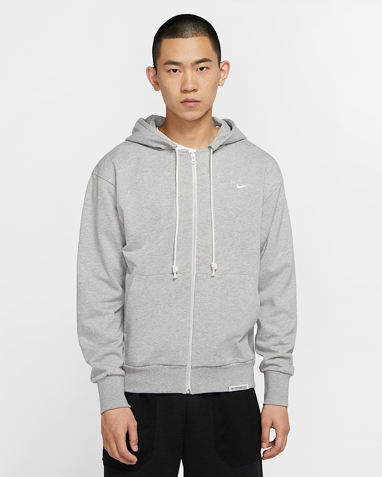 Felpa da basket con cappuccio e zip a tutta lunghezza Nike Dri-FIT Standard  Issue - Uomo. Nike IT