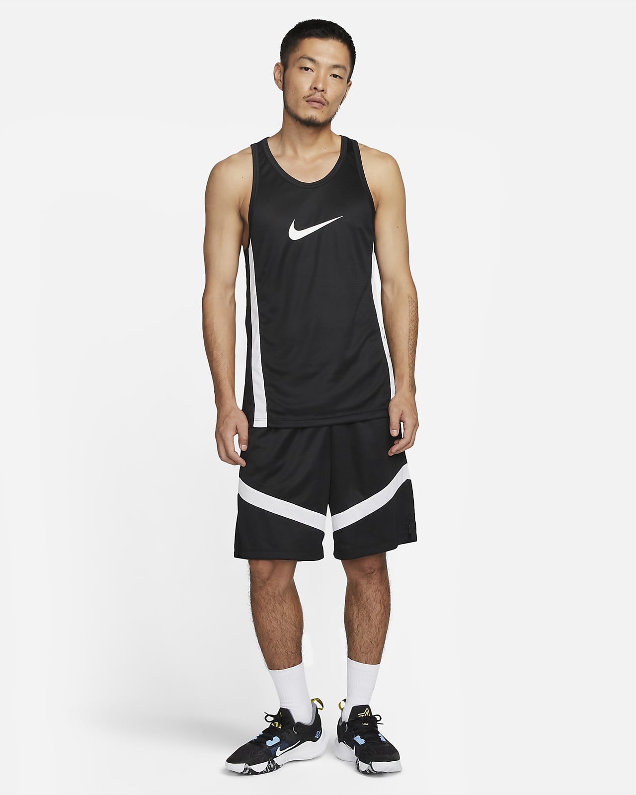 Nike Icon Dri-fit Basketball Jersey in Black for Men
