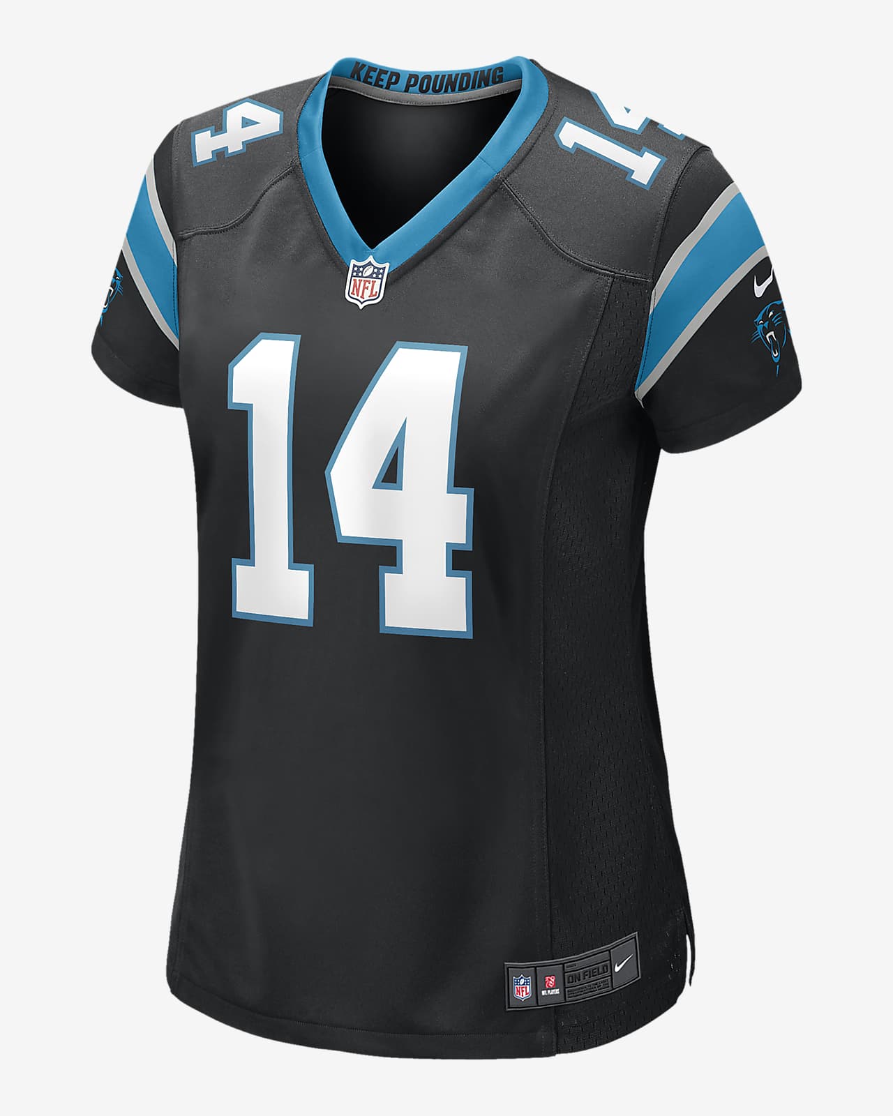 NFL Carolina Panthers (Sam Darnold) Women's Game Football Jersey