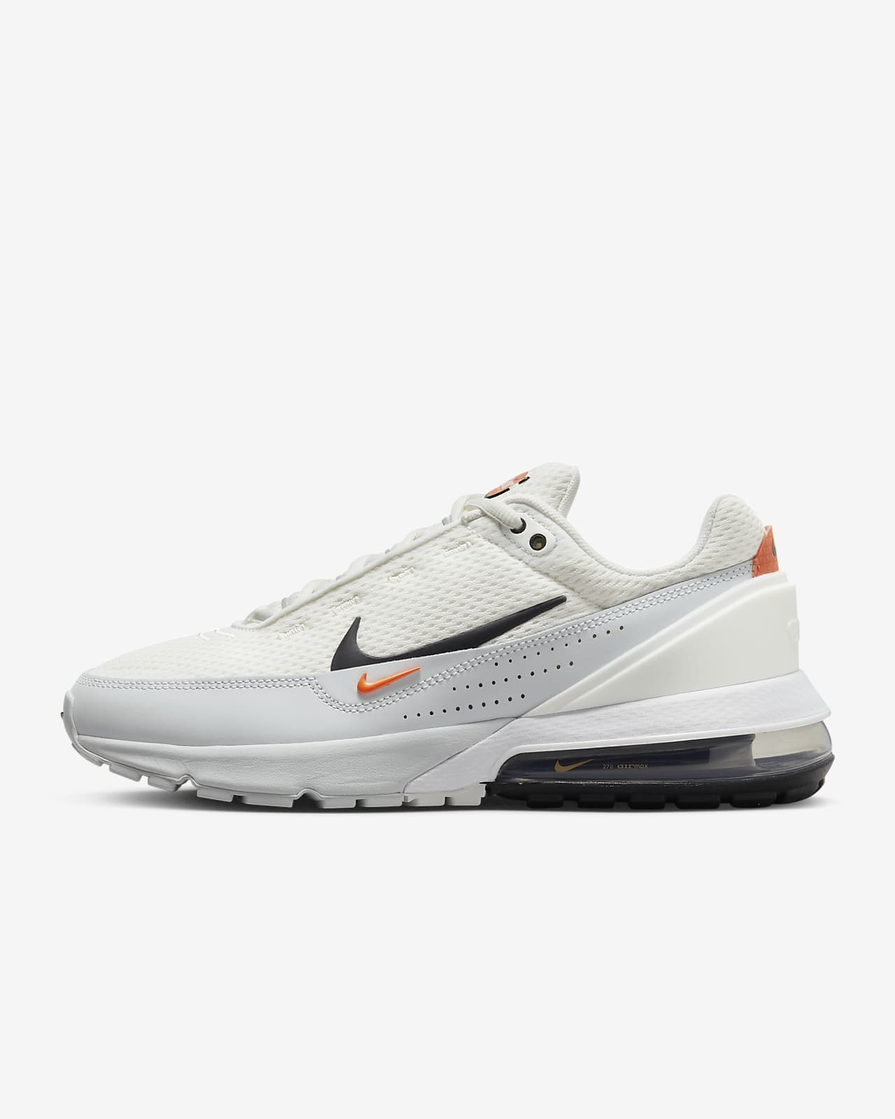 NIKE AIR MAX 2090 SNEAKERS Man White Metallic silver Total orange