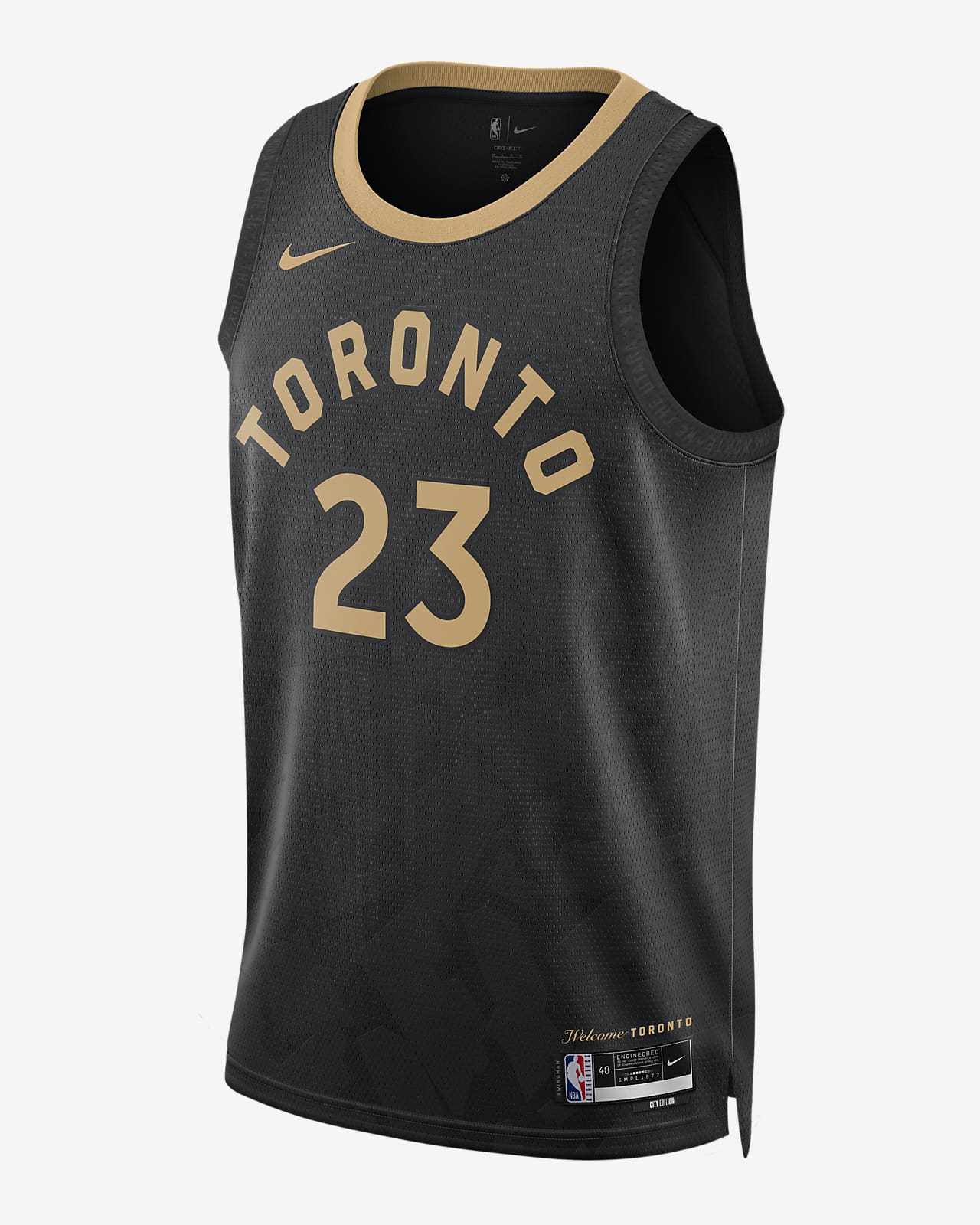 Fred Vanvleet Toronto Raptors City Edition Nike Dri-FIT NBA Swingman Jersey