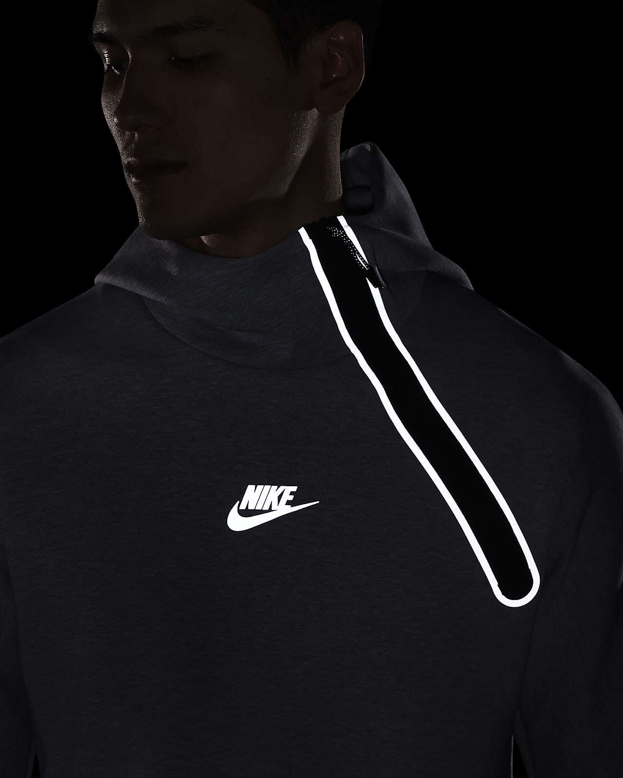 nike tech fleece black