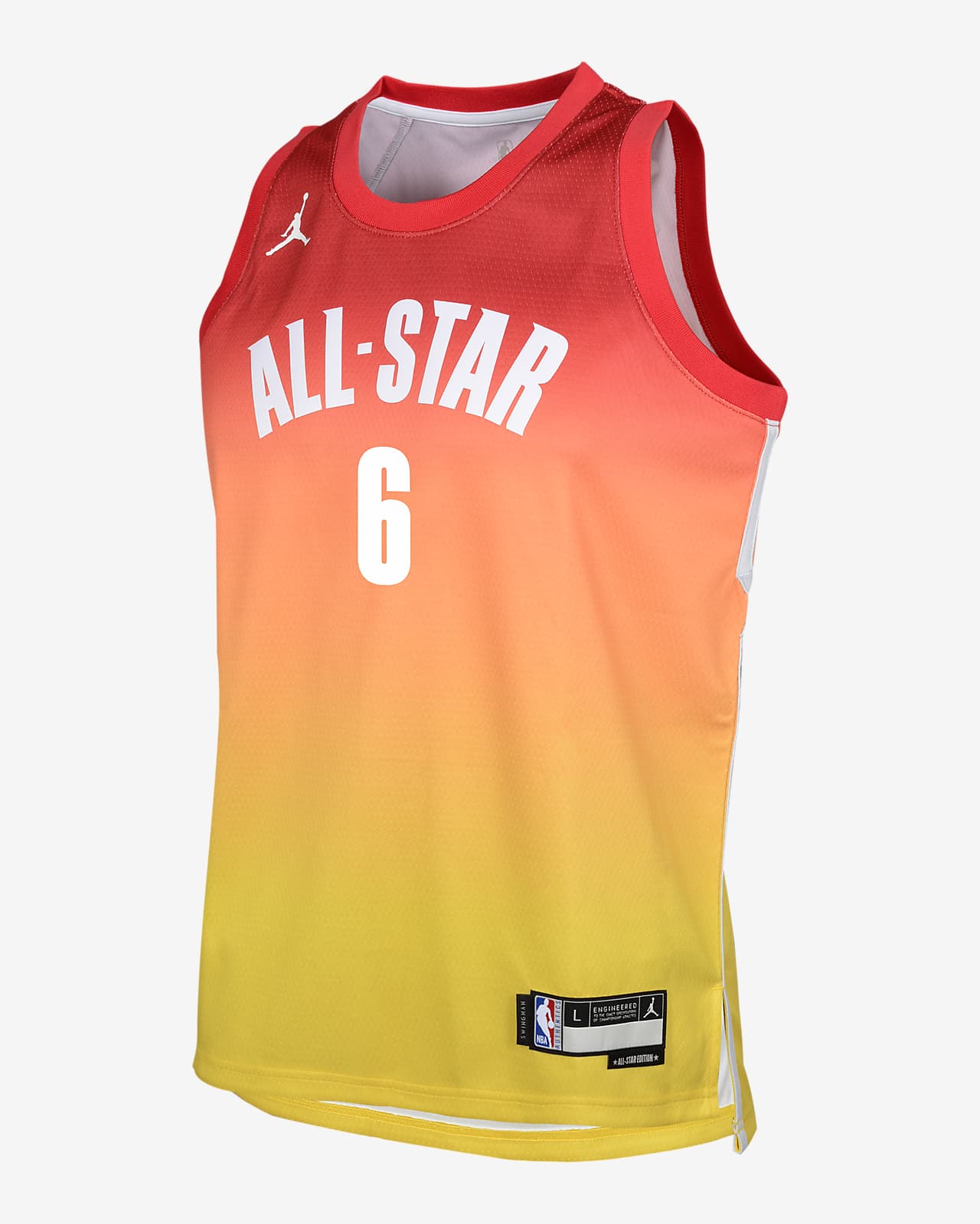 Maillot Jordan Dri-FIT NBA Swingman LeBron James Los Angeles Lakers 2023  All-Star Edition pour ado (garçon). Nike FR