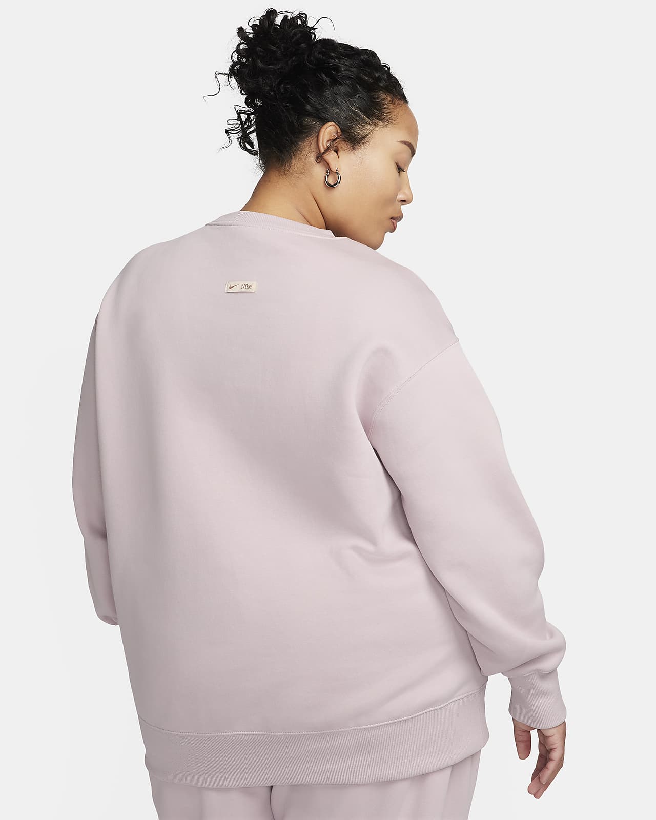 Sweat oversize à col ras-du-cou et logo Nike Sportswear Phoenix Fleece pour  femme (grande taille)