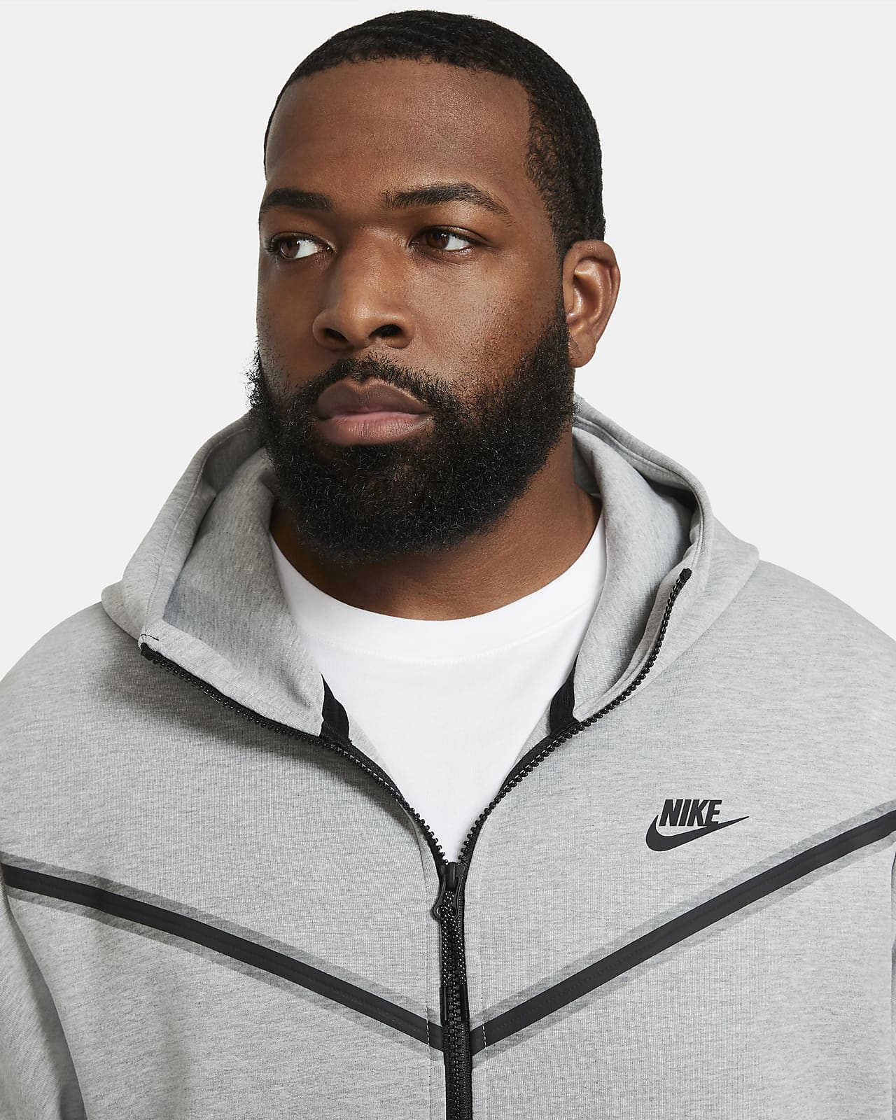 nike zip up jacket no hood