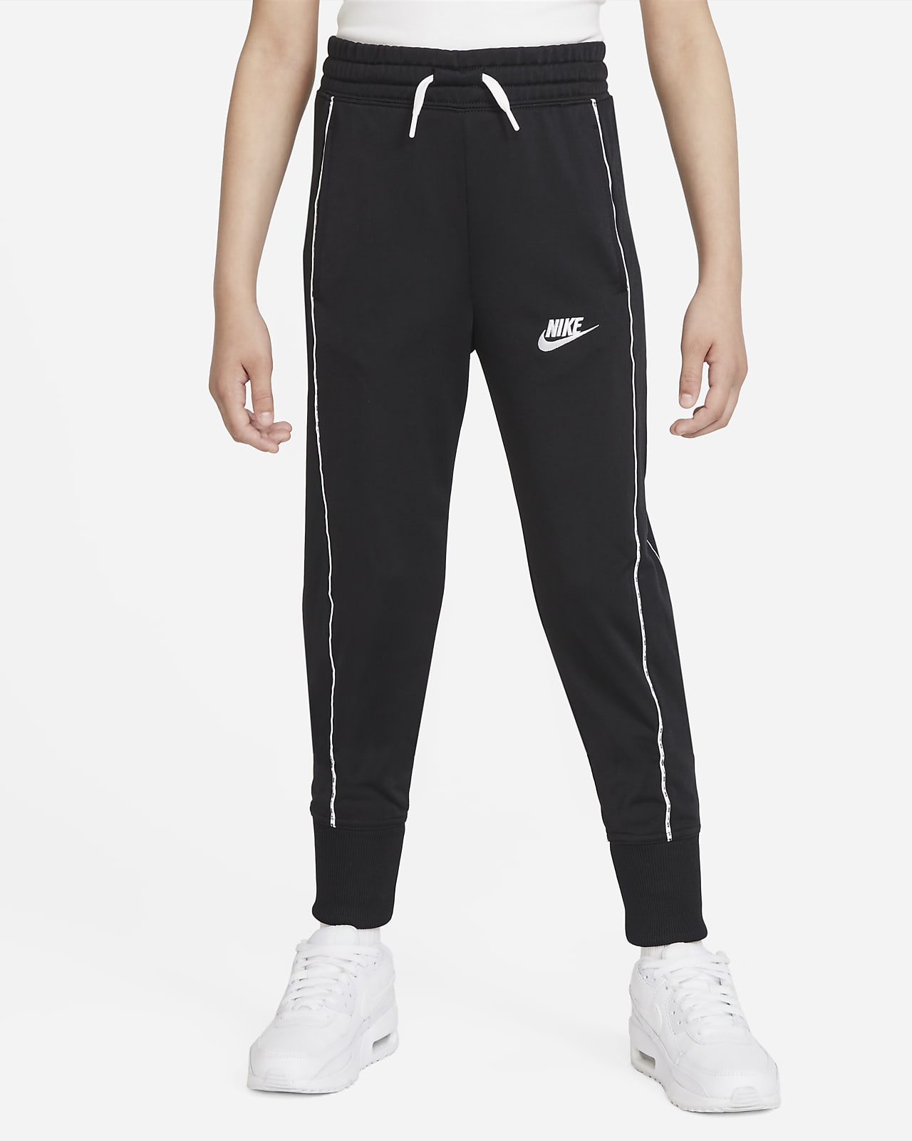 Nike Sportswear-tracksuit med høj talje til børn (piger). Nike DK