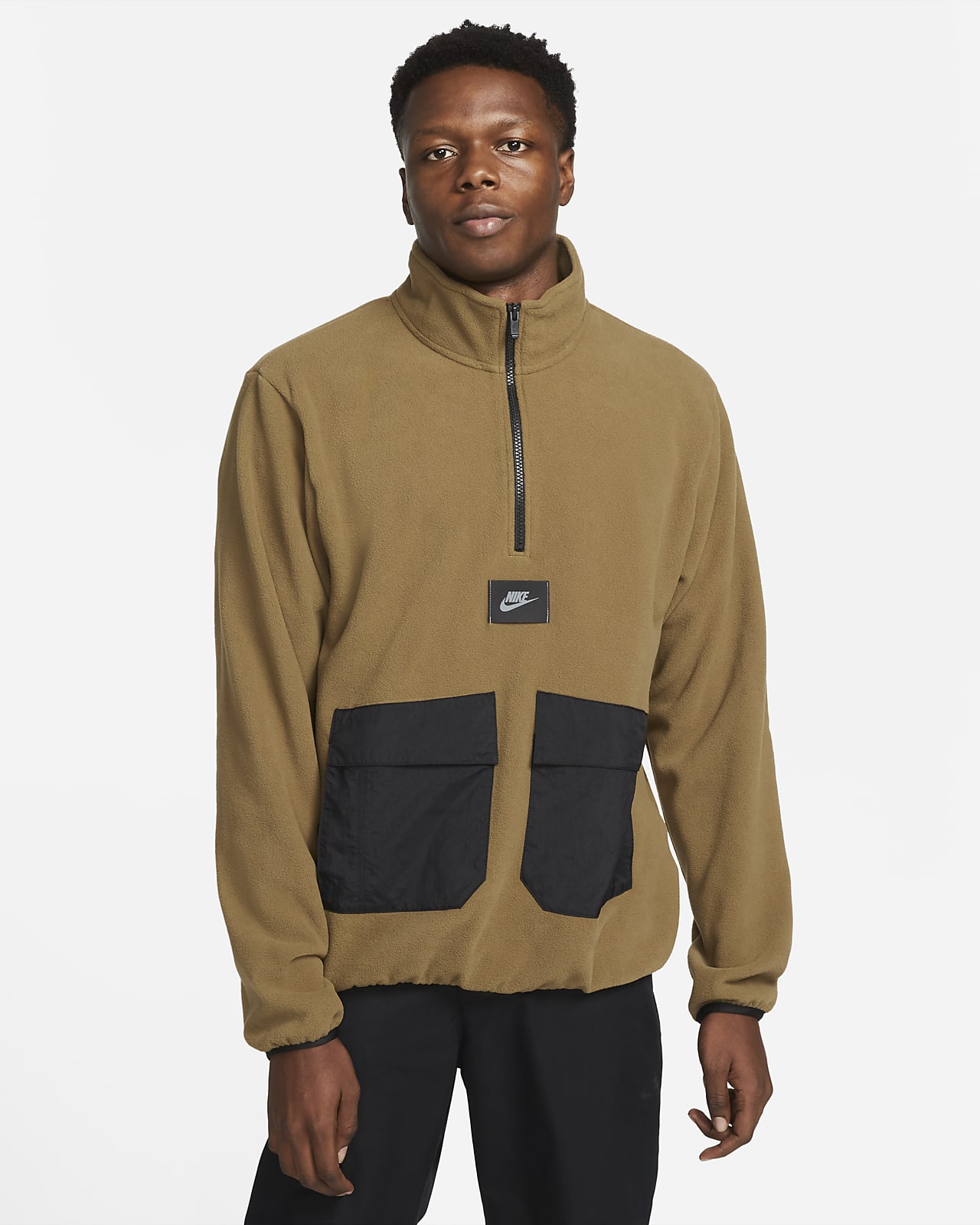 Nike Sportswear Therma-FIT Sudadera con capucha deportiva y funcional de  tejido Fleece con media cremallera - Hombre. Nike ES