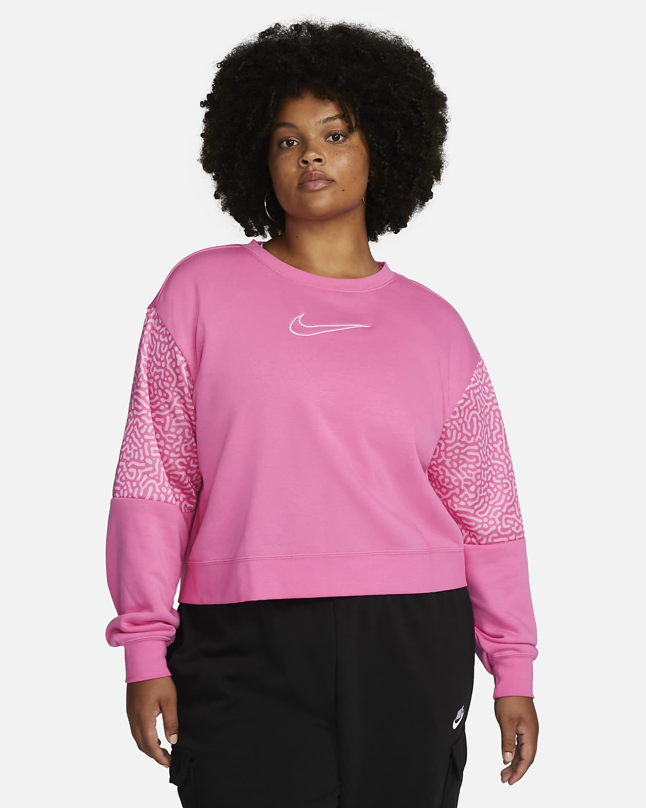 nike sportswear cropped sweatshirt