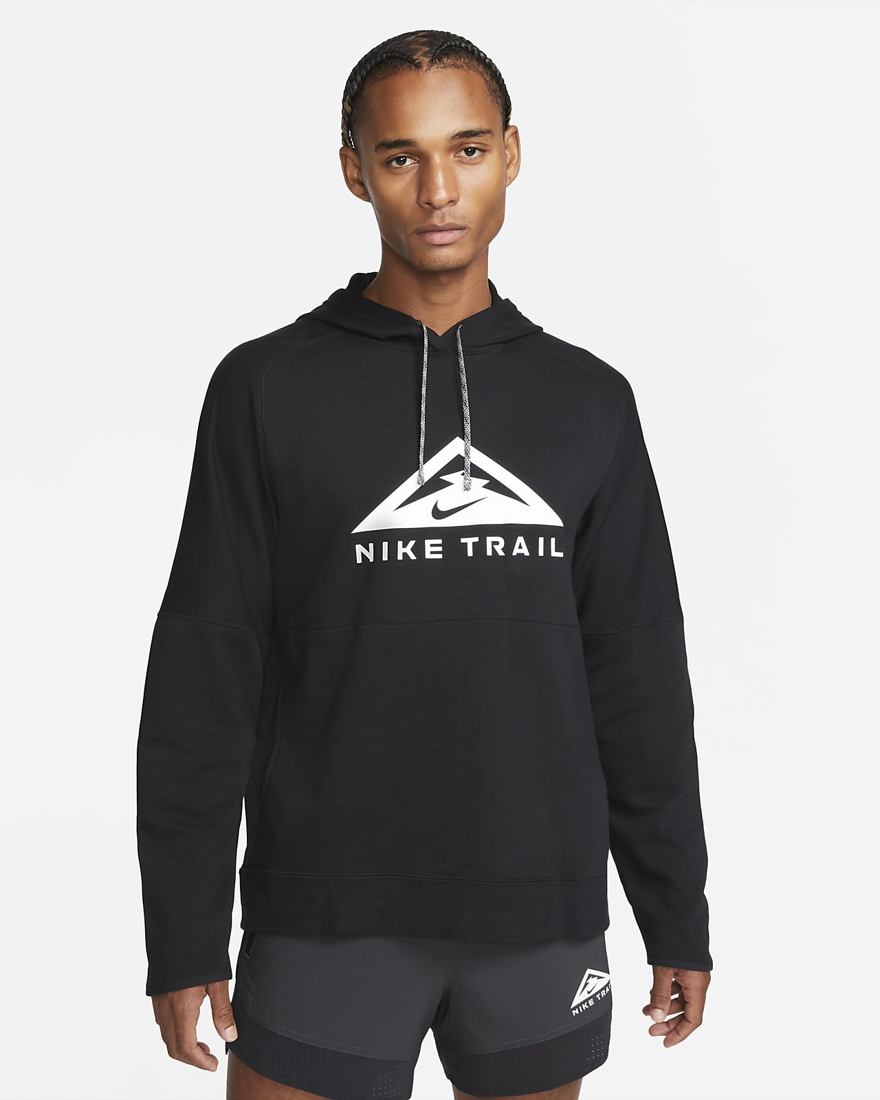 Męska bluza z kapturem do biegania Dri-FIT Nike Trail Magic Hour
