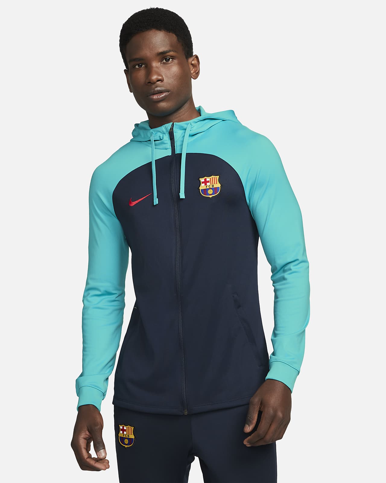 La forma Escarchado Menos FC Barcelona Strike Chándal de fútbol de tejido Knit Nike Dri-FIT ADV -  Hombre. Nike ES