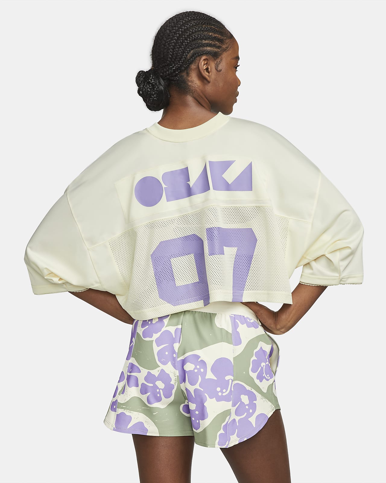 Nike Women's Naomi Osaka Jersey in White, Size: Medium | DX1827-113
