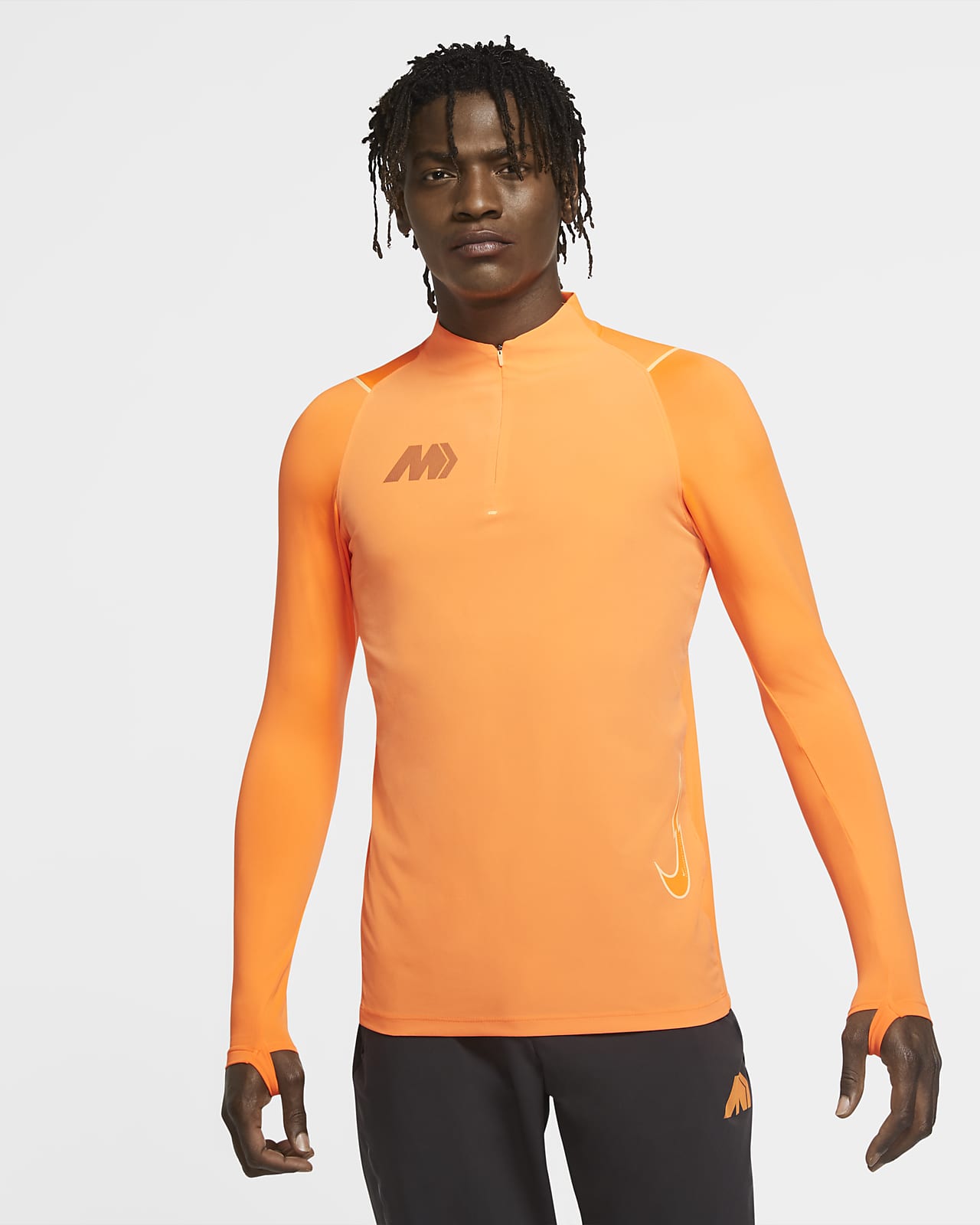 orange nike top