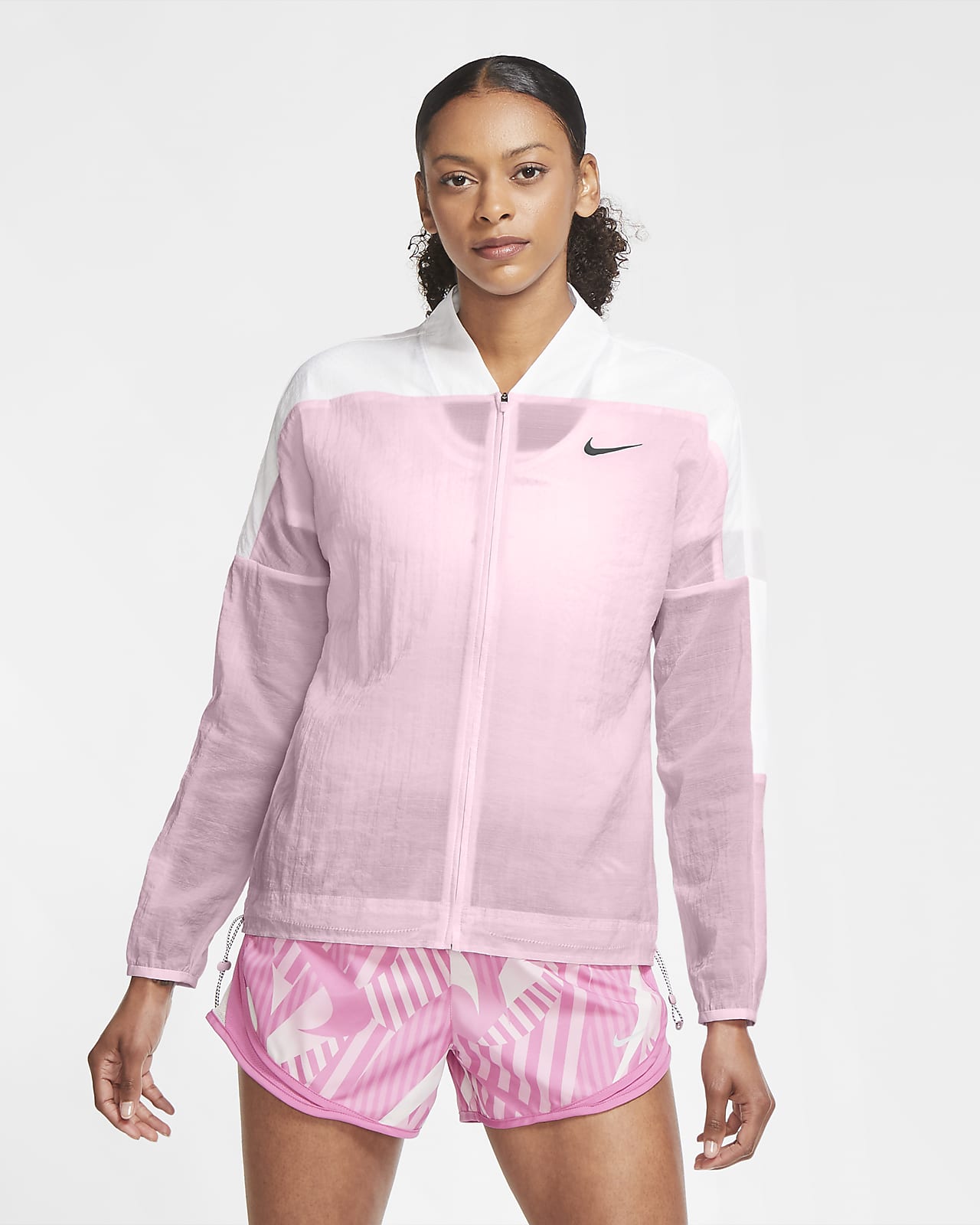 running jacket pink