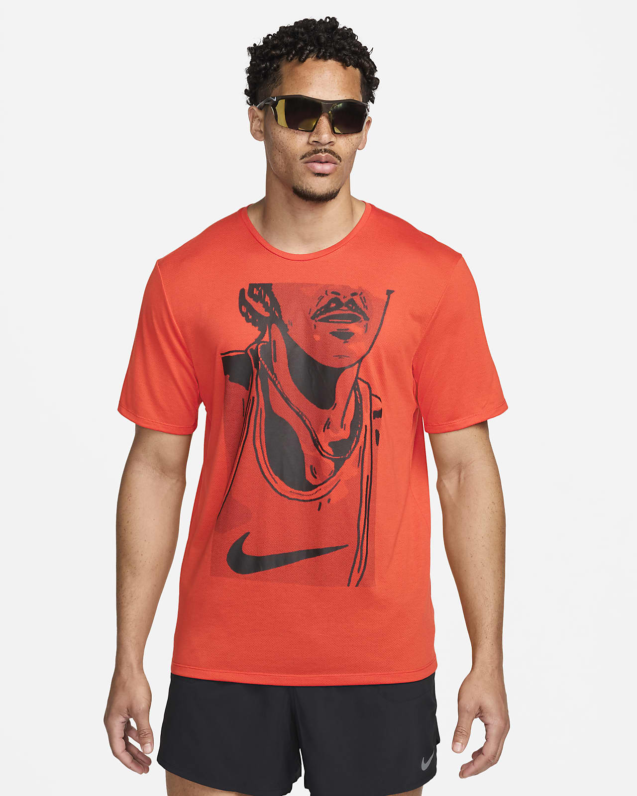 Męska koszulka z krótkim rękawem do biegania Nike Rise 365 Run Energy