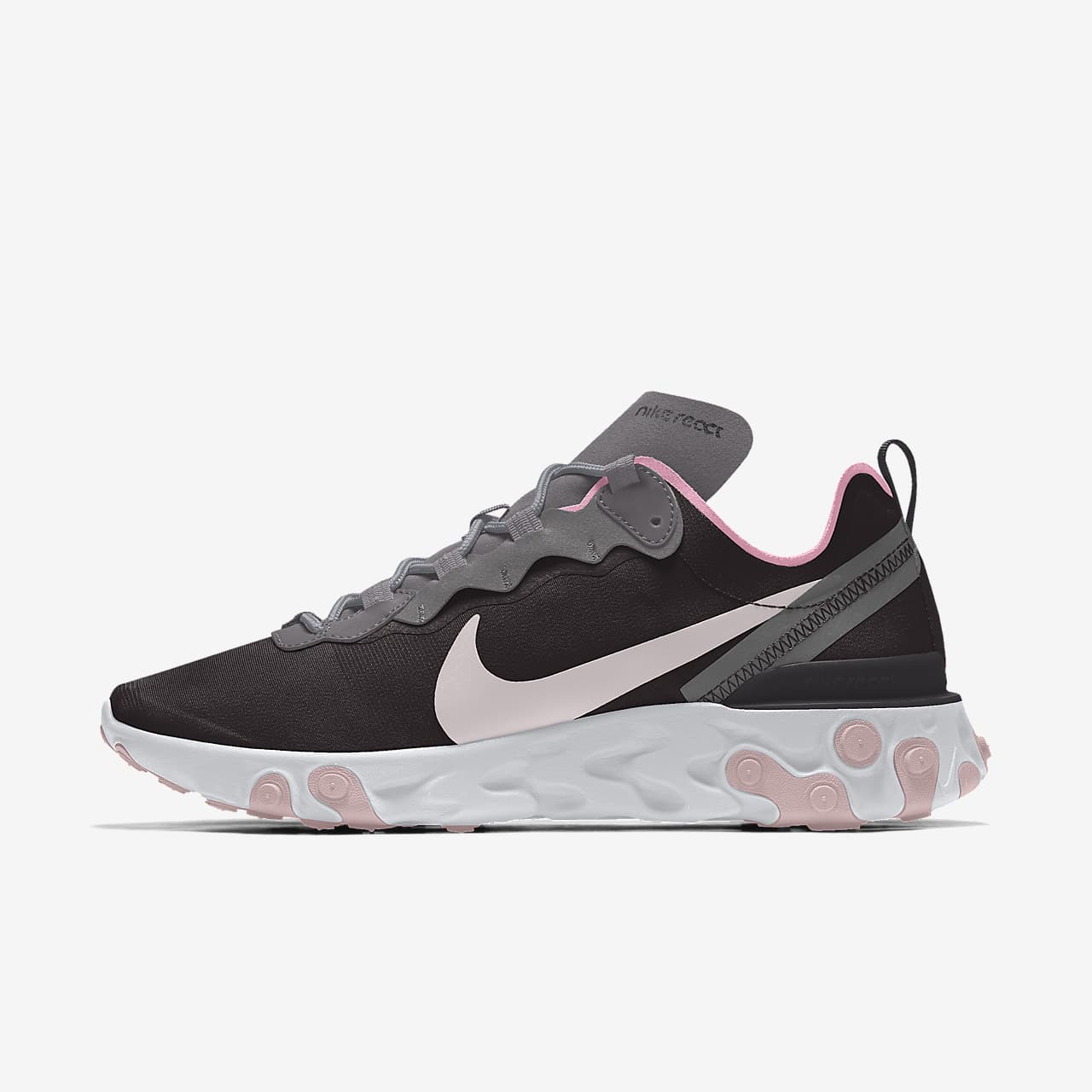 Chaussure lifestyle personnalisable Nike React Element 55 By You pour Femme