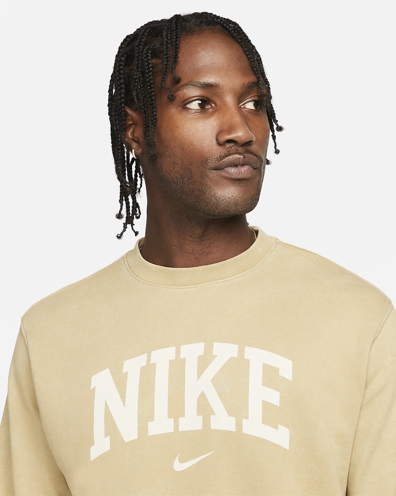 nike sportswear oatmeal sweatshirt
